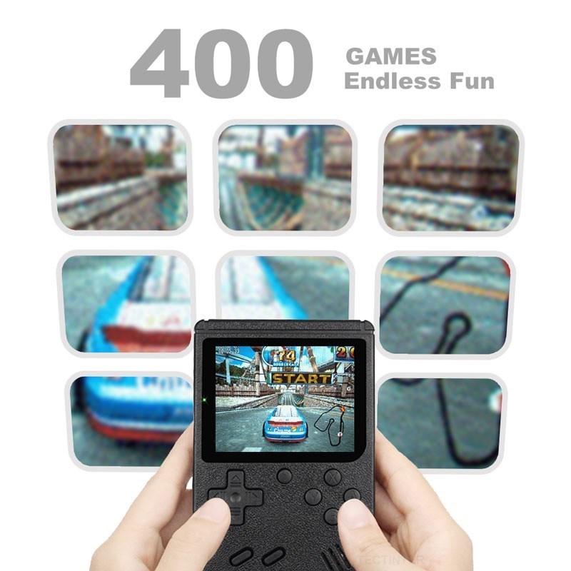 جهاز الألعاب الكلاسيكية مع وحدة تحكم للاعب إضافي Sup Boite De Jeux Classique Sans Fil Supporte 2 Joueurs Avec 400 Jeux Screen Cast