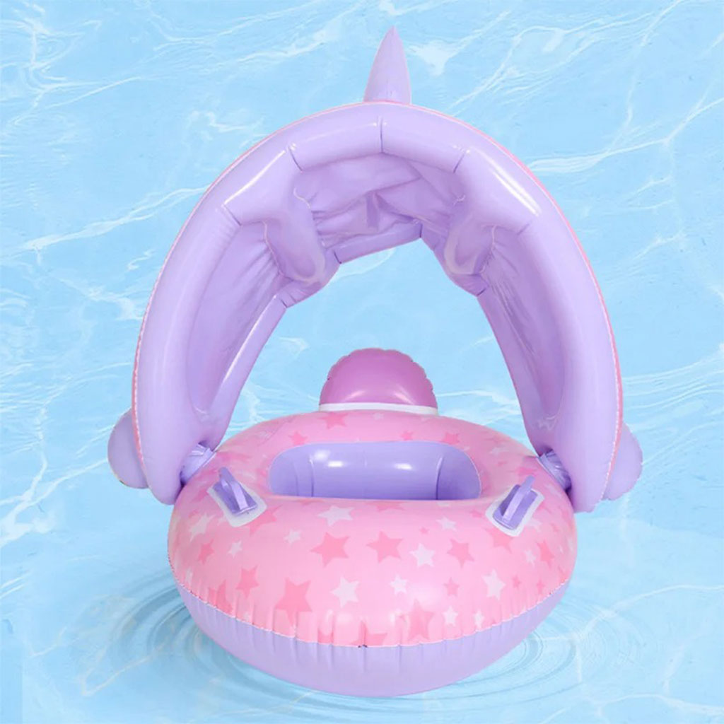 Bouée de natation gonflable pour bébé avec toit – عوامة أطفال مع مظلة