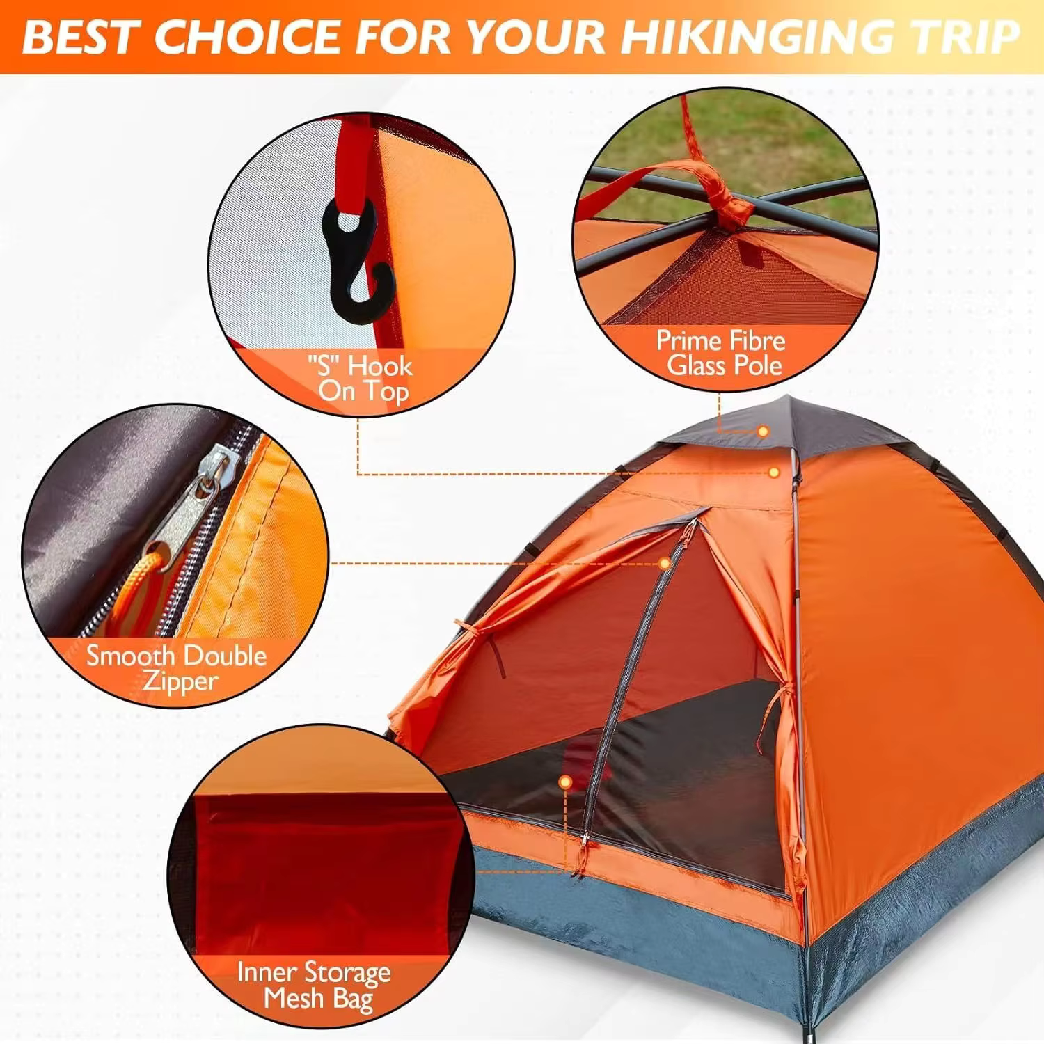 خيمة التخييم 4 أشخاص Tente de Camping 4 places