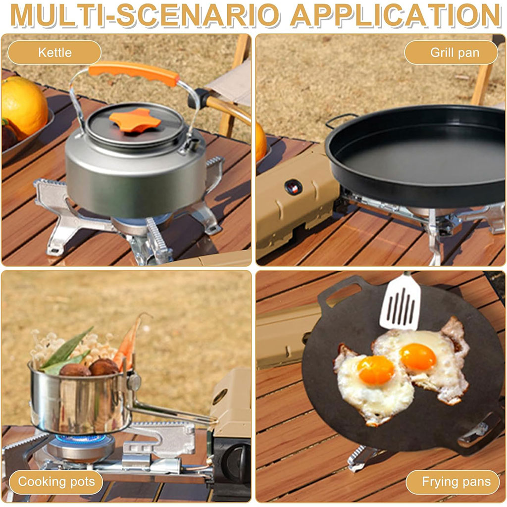 Réchaud de camping pliable Flamme Bleu Pour camping et randonnée – موقد تخييم بتصميم جديد