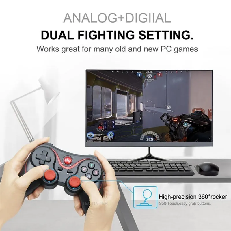 Manette de Jeu à Poignée X3 pour Contrôleur Mobile – يد تحكم للالعاب