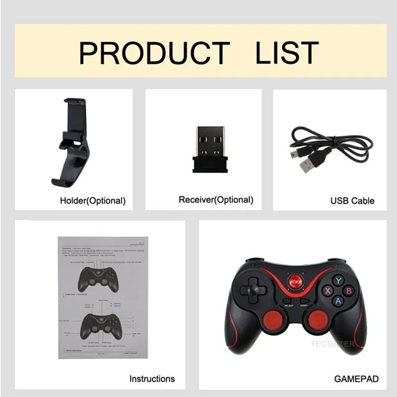 Manette de Jeu à Poignée X3 pour Contrôleur Mobile – يد تحكم للالعاب