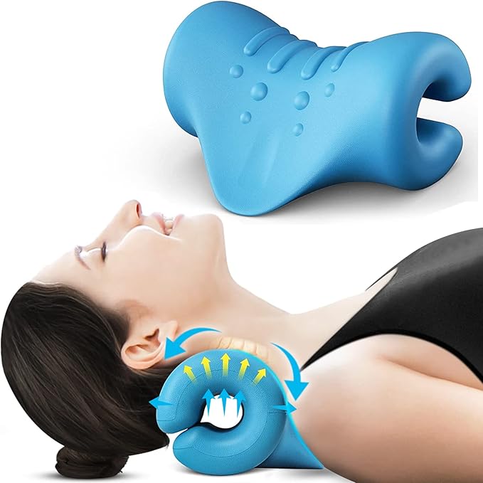 وسادة تدليك للرقبة والكتف وتقويم العمود الفقري Oreiller de massage du cou, des épaules et de la colonne vertébrale