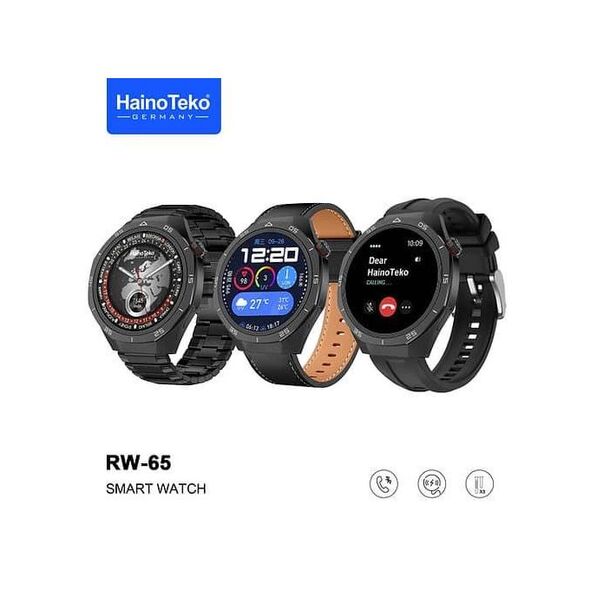 ساعة ذكية مقاومة للماء اصلية SMARTWATCH HAINOTEKO GT5 PRO RW-65 . 3 BRACELET