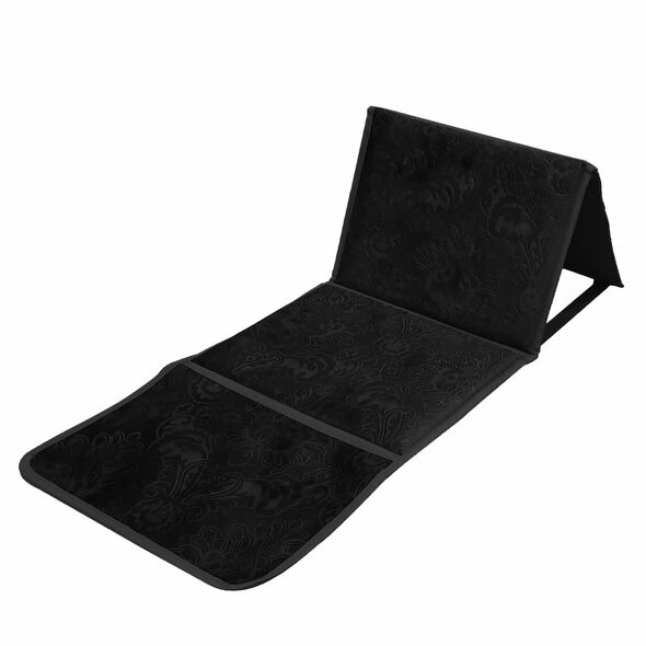 سجادة صلاة الفاخرة قابلة للطي 2في1 مع حقيبة لحمل سهل بمسند ظهر مريح Tapis De Prière Avec Dossier Pliable 106x48