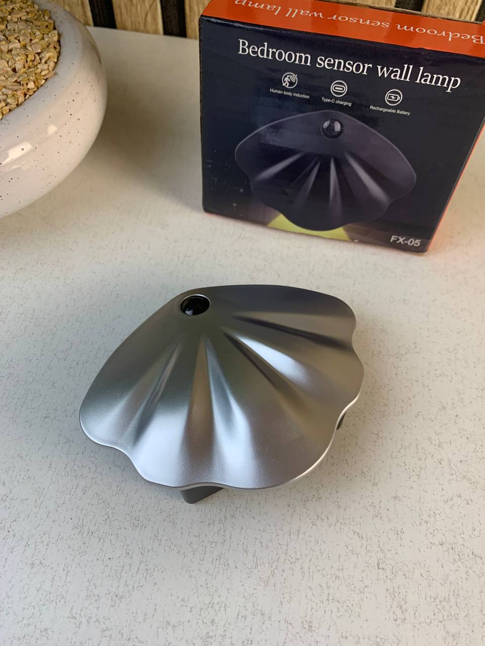 Applique murale rechargeable USB avec détecteur de mouvement 1Pcs - مصباح منزلي لإضاءة الممرات
